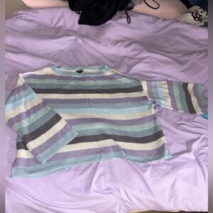 Torrid Blue and Purple Knit Sweater
